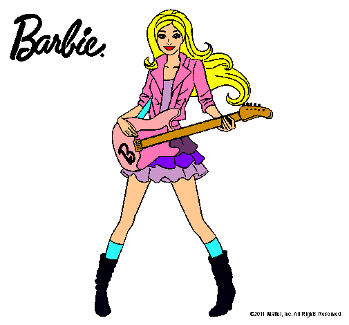 Barbie guitarrista