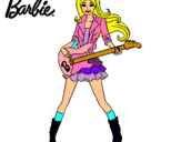 Dibujo Barbie guitarrista pintado por ppppppppg