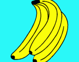 Dibujo Plátanos pintado por bobin
