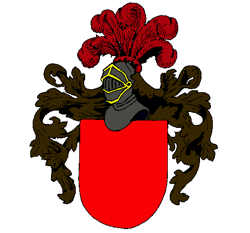 Escudo de armas y casco