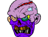 Dibujo Zombie pintado por 24HASF