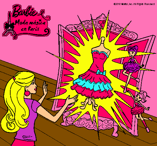 El vestido mágico de Barbie