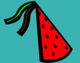 Dibujo Sombrero de cumpleaños pintado por yvonn