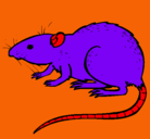 Dibujo Rata subterráena pintado por jkyhukl