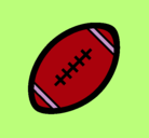 Dibujo Pelota de fútbol americano II pintado por balonazo