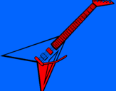 Dibujo Guitarra eléctrica II pintado por slaino