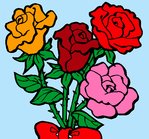 Ramo de rosas