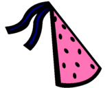 Dibujo Sombrero de cumpleaños pintado por reinabmdama