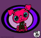 Dibujo Perrito Littlest Pet Shop pintado por didi1000