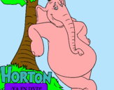 Dibujo Horton pintado por samantaa