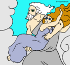 Dibujo El rapto de Perséfone pintado por lamenda