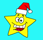 Dibujo estrella de navidad pintado por ale1234567