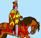 Dibujo Caballero a caballo pintado por Carlos1208