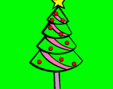 Dibujo Árbol de navidad II pintado por bbea
