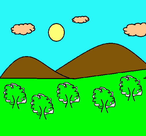 Dibujo Montañas 4 pintado por Fran_Luck