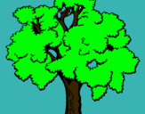 Dibujo Árbol pintado por brandon12