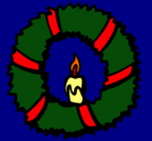 Dibujo Corona de navidad II pintado por montsesairac