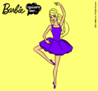 Dibujo Barbie bailarina de ballet pintado por pinturadebar