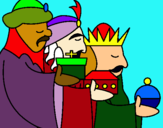 Dibujo Los Reyes Magos 3 pintado por rerwzuytsfw8