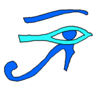 Dibujo Ojo Horus pintado por EVAMALDONADO