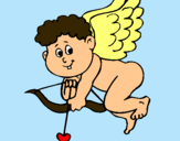 Dibujo Cupido pintado por sarjentoamor