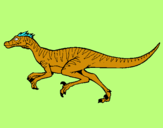 Dibujo Velociraptor pintado por batiste
