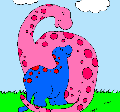  Dibujo de Dinosaurios pintado por Fomi en Dibujos.net el día