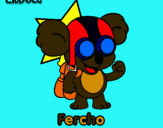 Dibujo Fercho pintado por keily