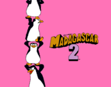 Dibujo Madagascar 2 Pingüinos pintado por sara11