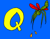 Dibujo Mosquito pintado por azae