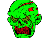 Dibujo Zombie pintado por ftdtedt6tr