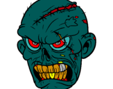 Dibujo Zombie pintado por flavius