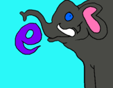 Dibujo Elefante pintado por marisol00