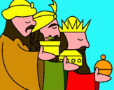 Dibujo Los Reyes Magos 3 pintado por Dany2811
