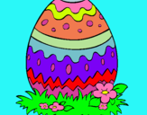 Dibujo Huevo de pascua 2 pintado por marinagarcia