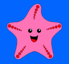 Dibujo Estrella de mar pintado por anyilu