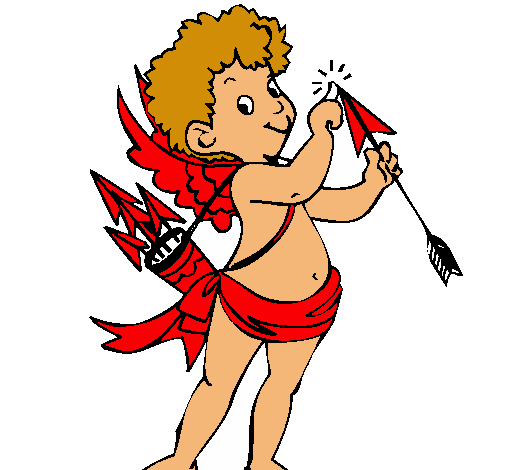 Dibujo Cupido pintado por edwinsit