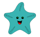 Dibujo Estrella de mar pintado por cris79ga