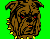 Dibujo Bull dog pintado por vmfhmg