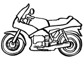 Dibujo Motocicleta pintado por plancton