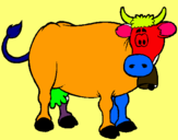 Dibujo Vaca lechera pintado por miguelangelo