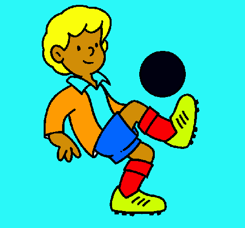 Dibujo Fútbol pintado por aguilar