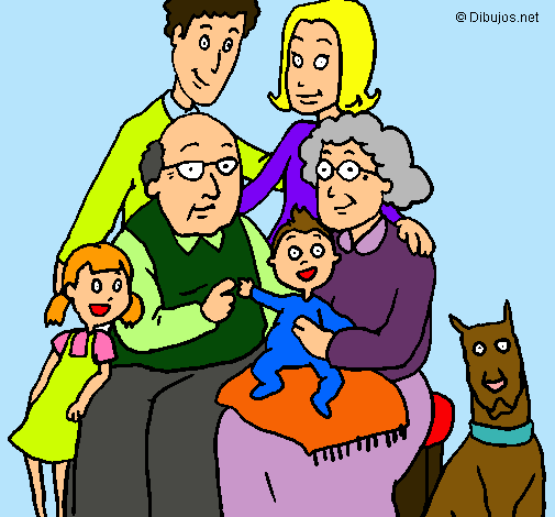 Dibujo Familia pintado por aerenlove