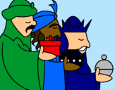 Dibujo Los Reyes Magos 3 pintado por SAPITO_94