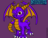 Dibujo Spyro pintado por xhx7