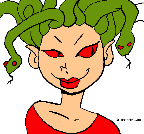 Mujer medusa