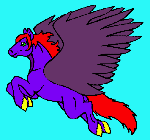 Pegaso volando