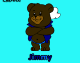 Dibujo Jimmy pintado por keily