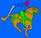 Dibujo Caballero a caballo IV pintado por GENARO4