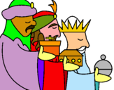 Dibujo Los Reyes Magos 3 pintado por sjrcg